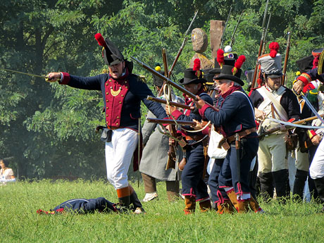 VIII Festa Reviu els Setges Napole&ograve;nics de Girona. Batalla al Parc de les Ribes del Ter