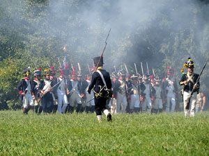 VIII Festa Reviu els Setges Napole&ograve;nics de Girona. Recreaci&oacute; d'una batalla al Parc de les Ribes del Ter