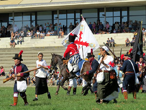 VIII Festa Reviu els Setges Napole&ograve;nics de Girona. Recreaci&oacute; d'una batalla al Parc de les Ribes del Ter