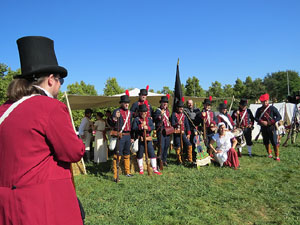 VIII Festa Reviu els Setges Napole&ograve;nics de Girona. Campament al Parc de les Ribes del Ter
