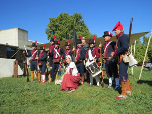 VIII Festa Reviu els Setges Napole&ograve;nics de Girona. Campament al Parc de les Ribes del Ter