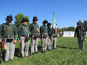 VIII Festa Reviu els Setges Napole&ograve;nics de Girona. Campament al Parc de les Ribes del Ter