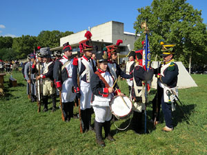 VIII Festa Reviu els Setges Napole&ograve;nics de Girona. Campament al Parc de les Ribes del Ter