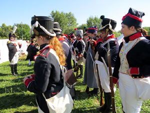 VIII Festa Reviu els Setges Napole&ograve;nics de Girona. Campament al Parc de les Ribes del Ter