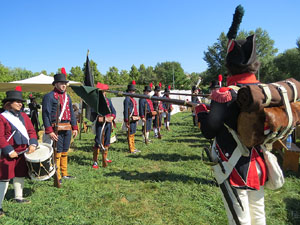 VIII Festa Reviu els Setges Napole&ograve;nics de Girona. Campament al Parc de les Ribes del Ter