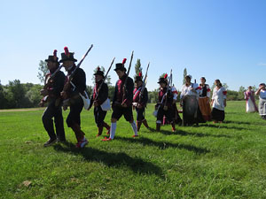 VIII Festa Reviu els Setges Napole&ograve;nics de Girona. Campament al Parc de les Ribes del Ter