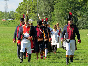 VIII Festa Reviu els Setges Napole&ograve;nics de Girona. Campament al Parc de les Ribes del Ter