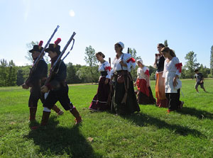 VIII Festa Reviu els Setges Napole&ograve;nics de Girona. Campament al Parc de les Ribes del Ter