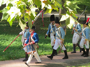 VIII Festa Reviu els Setges Napole&ograve;nics de Girona. Campament al Parc de les Ribes del Ter