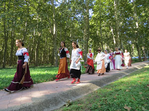 VIII Festa Reviu els Setges Napole&ograve;nics de Girona. Campament al Parc de les Ribes del Ter