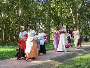 VIII Festa Reviu els Setges Napole&ograve;nics de Girona. Campament al Parc de les Ribes del Ter