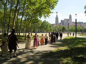 VIII Festa Reviu els Setges Napole&ograve;nics de Girona. Campament al Parc de les Ribes del Ter