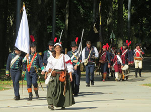VIII Festa Reviu els Setges Napole&ograve;nics de Girona. Campament al Parc de les Ribes del Ter