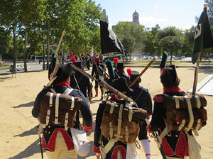 VIII Festa Reviu els Setges Napole&ograve;nics de Girona. Campament al Parc de les Ribes del Ter