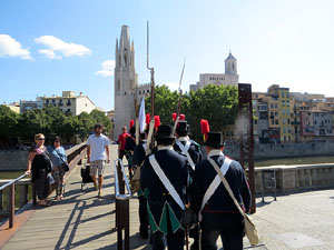 VIII Festa Reviu els Setges Napole&ograve;nics de Girona. Campament al Parc de les Ribes del Ter