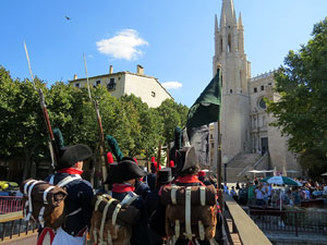 VIII Festa Reviu els Setges Napole&ograve;nics de Girona. Desfilada pels carrers del Barri Vell