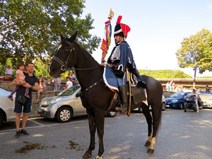 VIII Festa Reviu els Setges Napole&ograve;nics de Girona. Desfilada pels carrers del Barri Vell