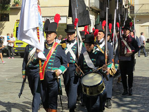 VIII Festa Reviu els Setges Napole&ograve;nics de Girona. Desfilada pels carrers del Barri Vell