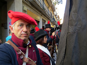 VIII Festa Reviu els Setges Napole&ograve;nics de Girona. Desfilada pels carrers del Barri Vell