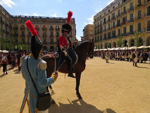 VIII Festa Reviu els Setges Napole&ograve;nics de Girona. Presentaci&oacute; dels grups de recreaci&oacute;