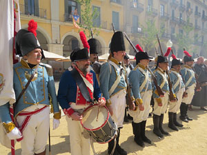 VIII Festa Reviu els Setges Napole&ograve;nics de Girona. Presentaci&oacute; dels grups de recreaci&oacute;