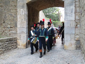 VIII Festa Reviu els Setges Napole&ograve;nics de Girona. Escena 2. Portal de Sant Crist&ograve;fol