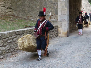 VIII Festa Reviu els Setges Napole&ograve;nics de Girona. Escena 2. Portal de Sant Crist&ograve;fol