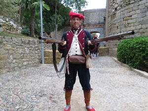 VIII Festa Reviu els Setges Napole&ograve;nics de Girona. Escena 2. Portal de Sant Crist&ograve;fol