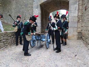 VIII Festa Reviu els Setges Napole&ograve;nics de Girona. Escena 2. Portal de Sant Crist&ograve;fol