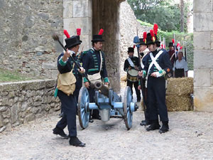 VIII Festa Reviu els Setges Napole&ograve;nics de Girona. Escena 2. Portal de Sant Crist&ograve;fol