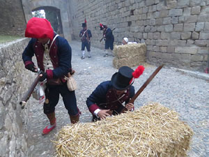 VIII Festa Reviu els Setges Napole&ograve;nics de Girona. Escena 2. Portal de Sant Crist&ograve;fol