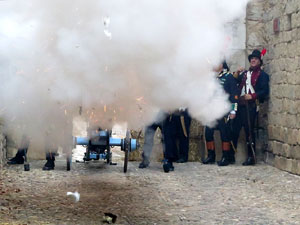 VIII Festa Reviu els Setges Napole&ograve;nics de Girona. Escena 2. Portal de Sant Crist&ograve;fol