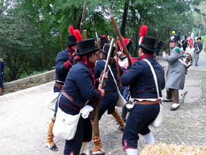 VIII Festa Reviu els Setges Napole&ograve;nics de Girona. Escena 2. Portal de Sant Crist&ograve;fol