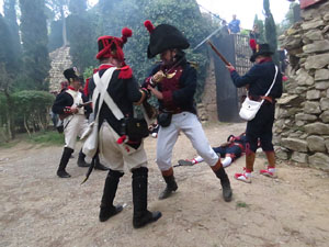 VIII Festa Reviu els Setges Napole&ograve;nics de Girona. Escena 3. Torre Gironella