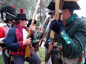 VIII Festa Reviu els Setges Napole&ograve;nics de Girona. Escena 3. Torre Gironella