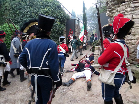 VIII Festa Reviu els Setges Napole&ograve;nics de Girona. Escena 3. Torre Gironella