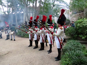 VIII Festa Reviu els Setges Napole&ograve;nics de Girona. Escena 4. Jardins dels Alemanys