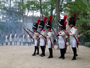 VIII Festa Reviu els Setges Napole&ograve;nics de Girona. Escena 4. Jardins dels Alemanys