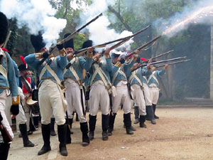 VIII Festa Reviu els Setges Napole&ograve;nics de Girona. Escena 4. Jardins dels Alemanys