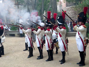 VIII Festa Reviu els Setges Napole&ograve;nics de Girona. Escena 4. Jardins dels Alemanys