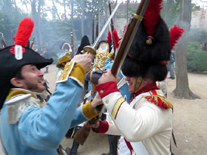VIII Festa Reviu els Setges Napole&ograve;nics de Girona. Escena 4. Jardins dels Alemanys