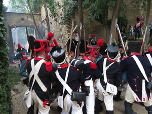 VIII Festa Reviu els Setges Napole&ograve;nics de Girona. Escena 4. Jardins dels Alemanys