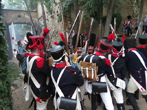 VIII Festa Reviu els Setges Napole&ograve;nics de Girona. Escena 4. Jardins dels Alemanys