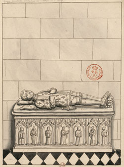 Tomba de Llu&iacute;s d'Amboise a l'esgl&eacute;sia de Thouars