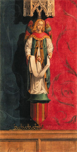 Est&agrave;tua d'un &agrave;ngel de la Catedral d'Albi