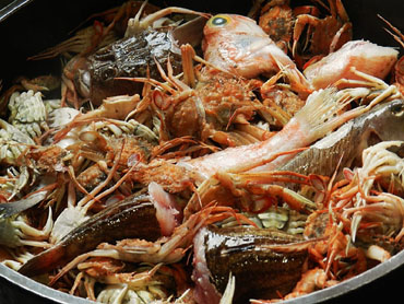 Enrossint els crustacis pel fumet