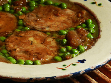 Xai rostit amb p&egrave;sols al plat