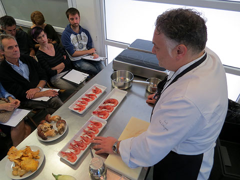 Sessi&oacute; inaugural de l'Aula Gastron&ograve;mica del Mercat del Lle&oacute;