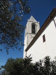 Campanar de l'esgl&eacute;sia parroquial de Sant Quirze i Santa Julita