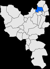 Mapa de Cervi&agrave; de Ter